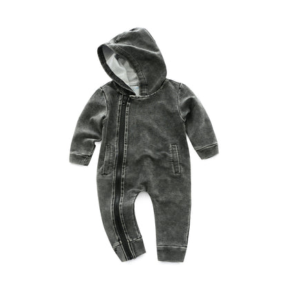 Baby Jumpsuit Zipper Shirt