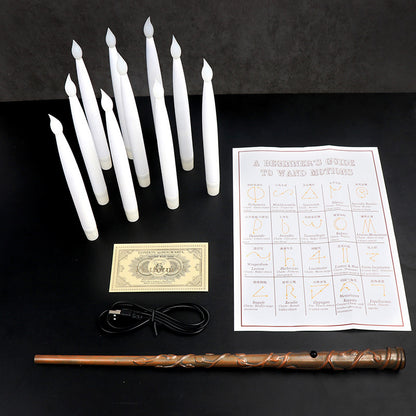 Flameless Candles With Magic Wand