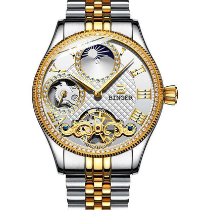 BINGER Men's Mechanical Waterproof Watch