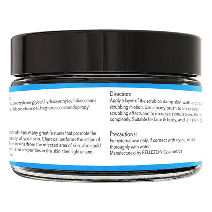 Bamboo Charcoal Face & Body Scrub