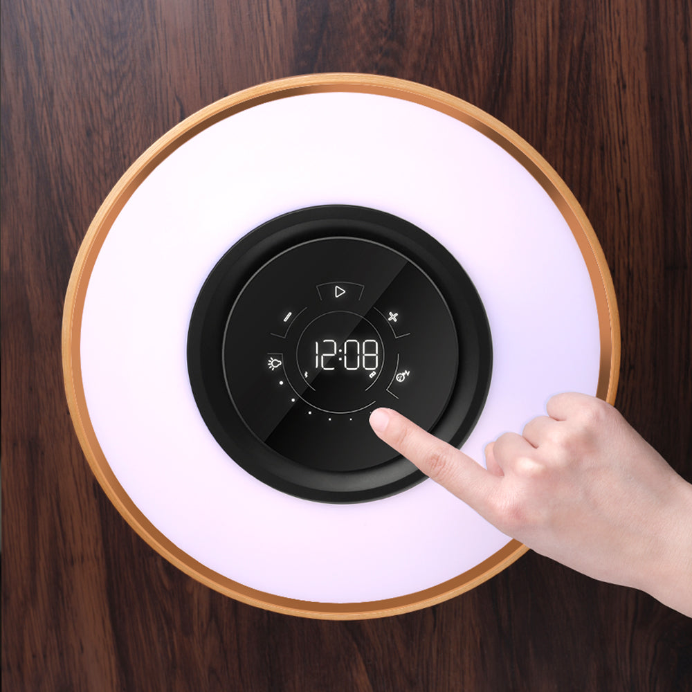 Bluetooth Speaker with Lamp / Wireless Charging LED Light
