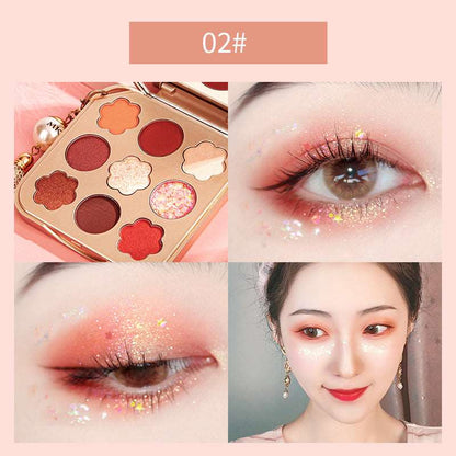 9-colour Waterproof Eyeshadow Palette