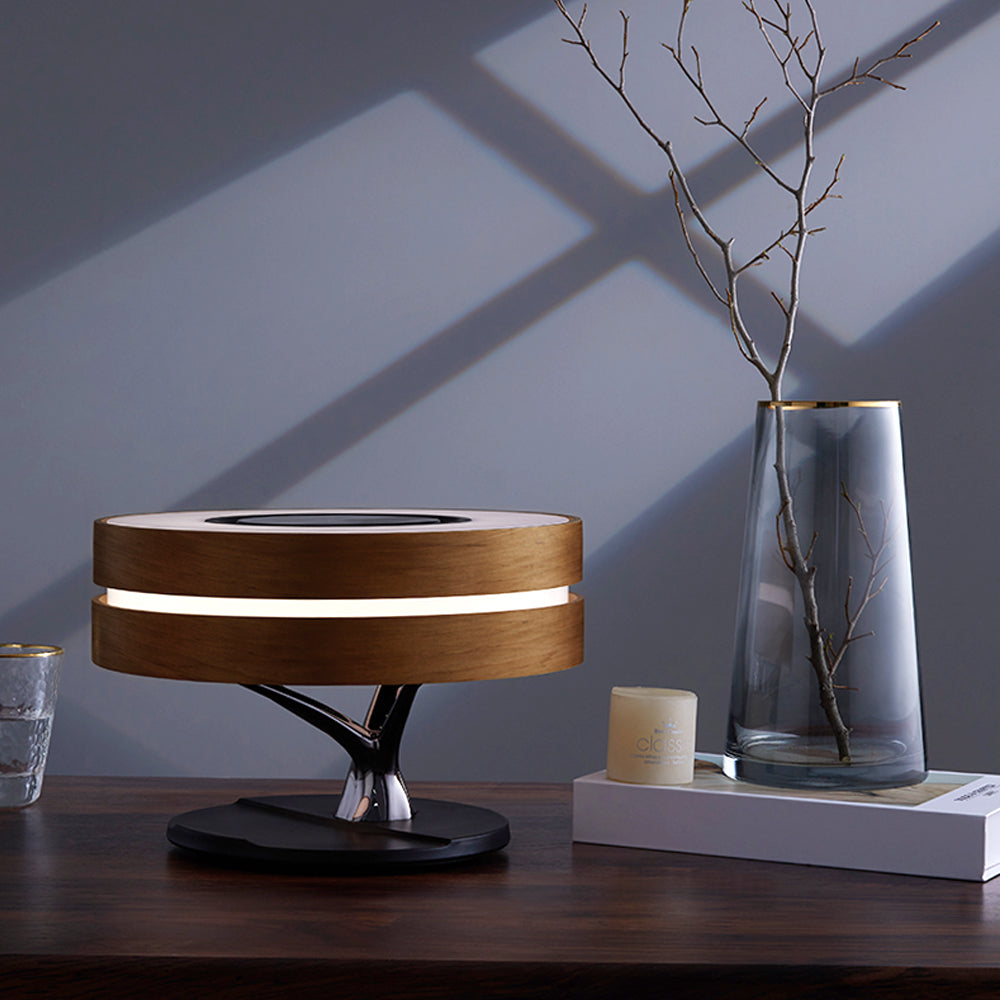 Bluetooth Speaker with Lamp / Wireless Charging LED Light