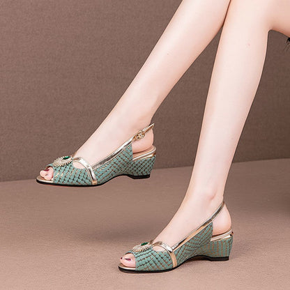 Women's Elegant Leather Sandals