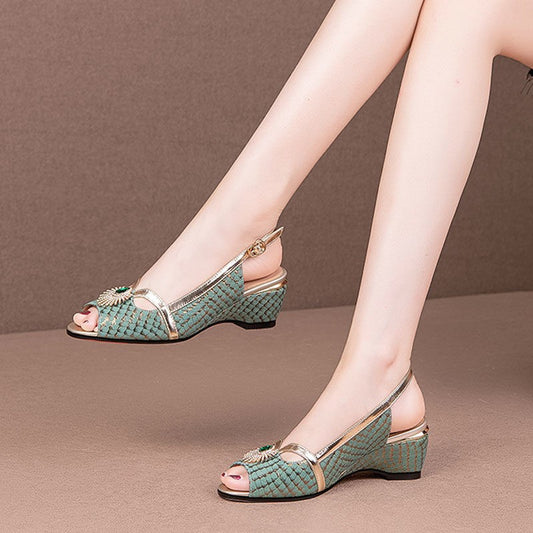 Women's Elegant Leather Sandals