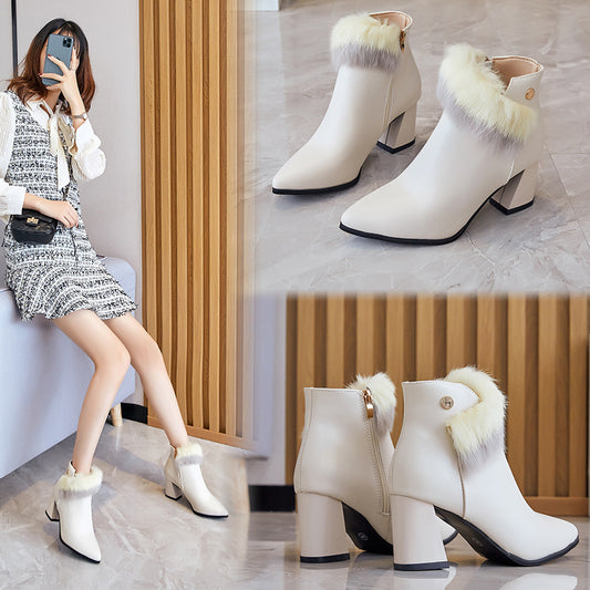 Women Winter Leather Boots