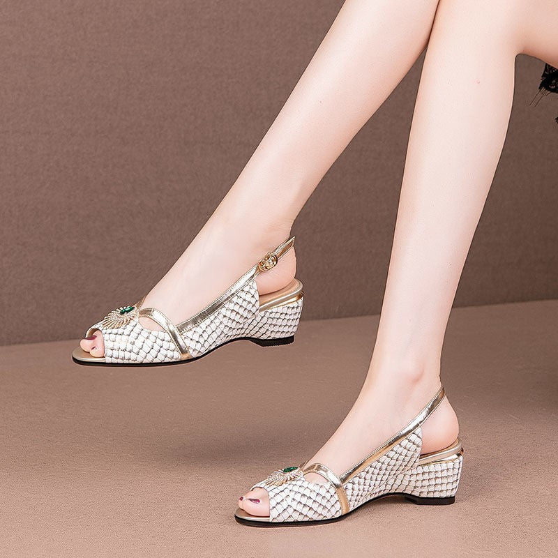 Women's Elegant Leather Sandals