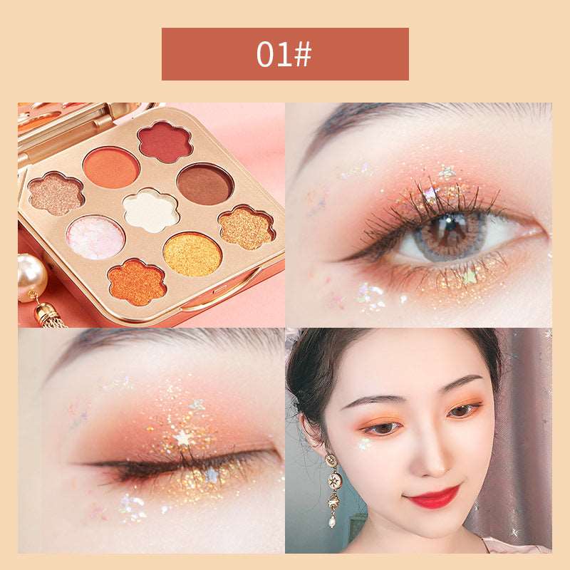 9-colour Waterproof Eyeshadow Palette