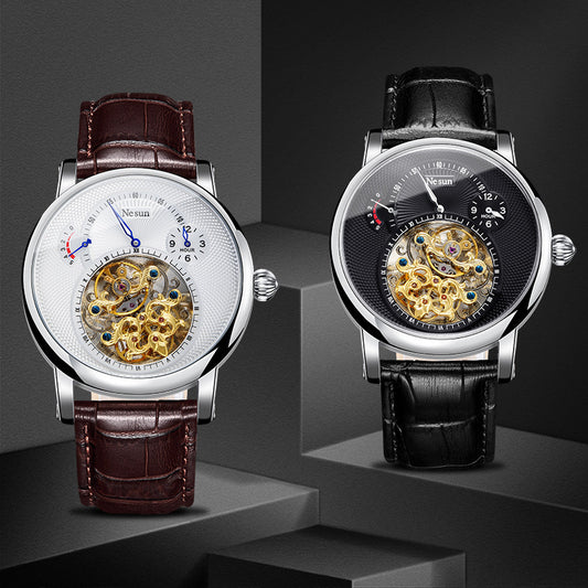 Leather Waterproof Mechanical Watch