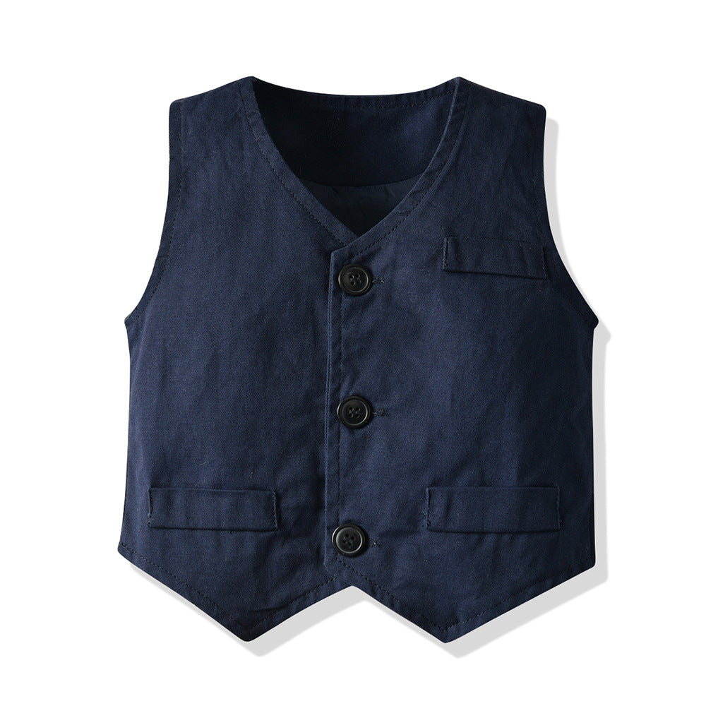 Baby Boy Waistcoat & Shirt