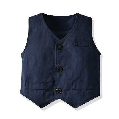 Baby Boy Waistcoat & Shirt