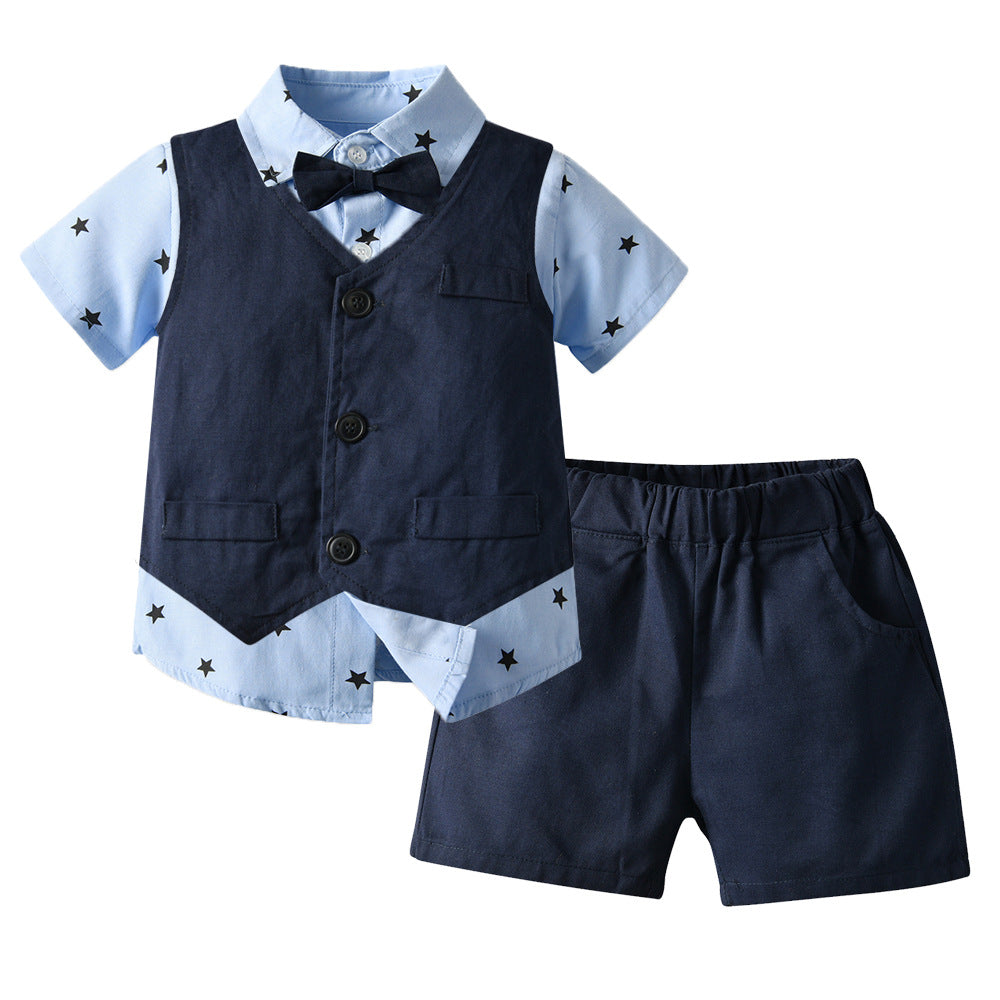 Baby Boy Waistcoat & Shirt