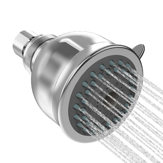 Wall-Mounted Adjustable Shower Head with 2-Spray Settings