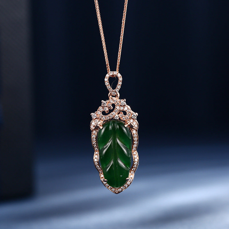 Ethnic Jadeite Pendant for Women