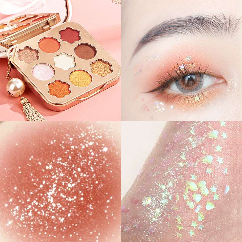 9-colour Waterproof Eyeshadow Palette