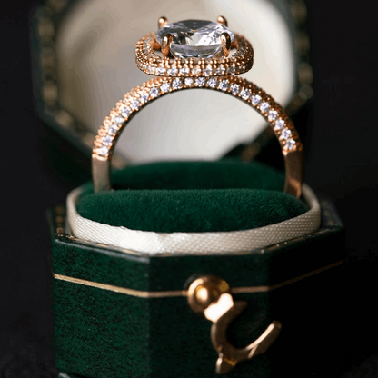 18K & 14K Gold S925 Silver Diamond Ring