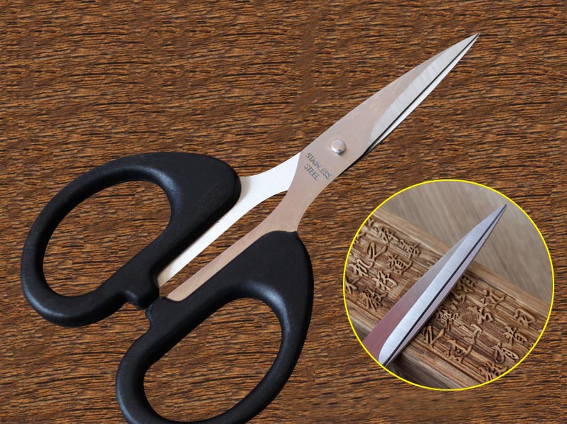 Office Student Handmade Paper-cutting Scissors 5 Inch Stationery Scissors