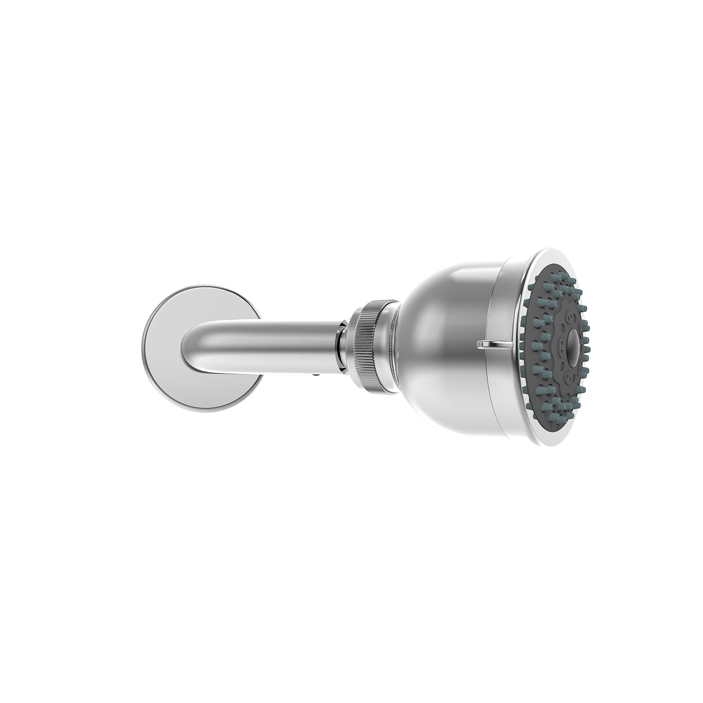 Wall-Mounted Adjustable Shower Head with 2-Spray Settings