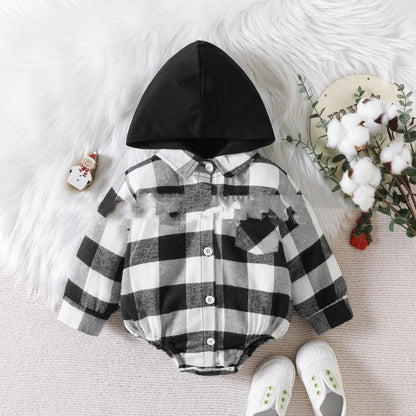 Baby Christmas Hooded Jumpsuit