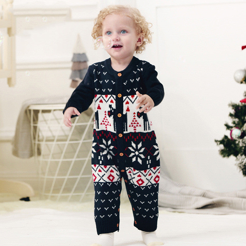 Christmas Style Baby Jumpsuits