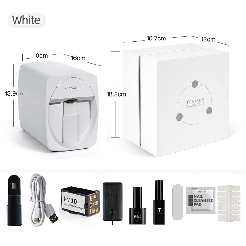 Automatic 3D Nail Colour Printer