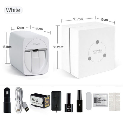 Automatic 3D Nail Colour Printer