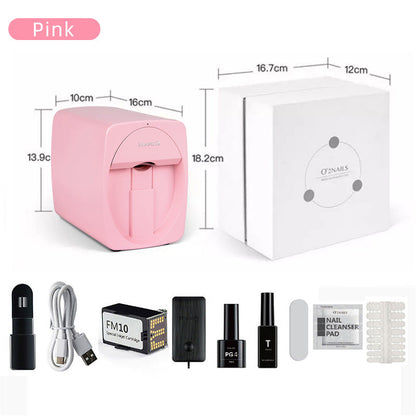 Automatic 3D Nail Colour Printer