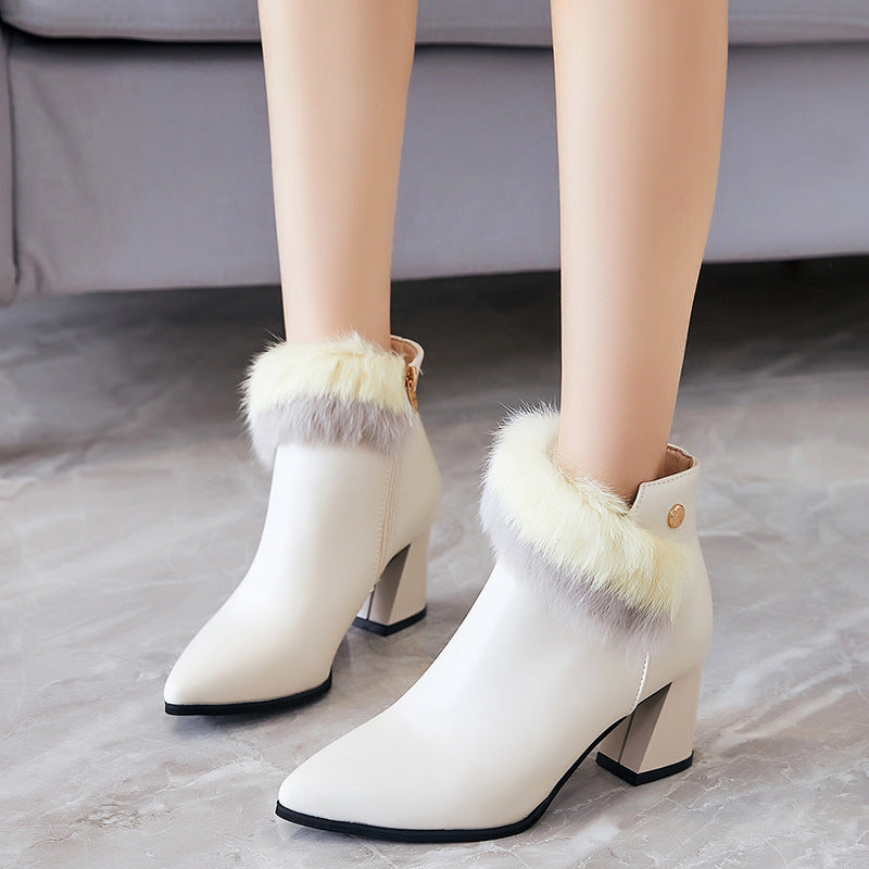 Women Winter Leather Boots