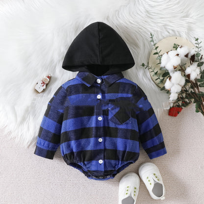 Baby Christmas Hooded Jumpsuit