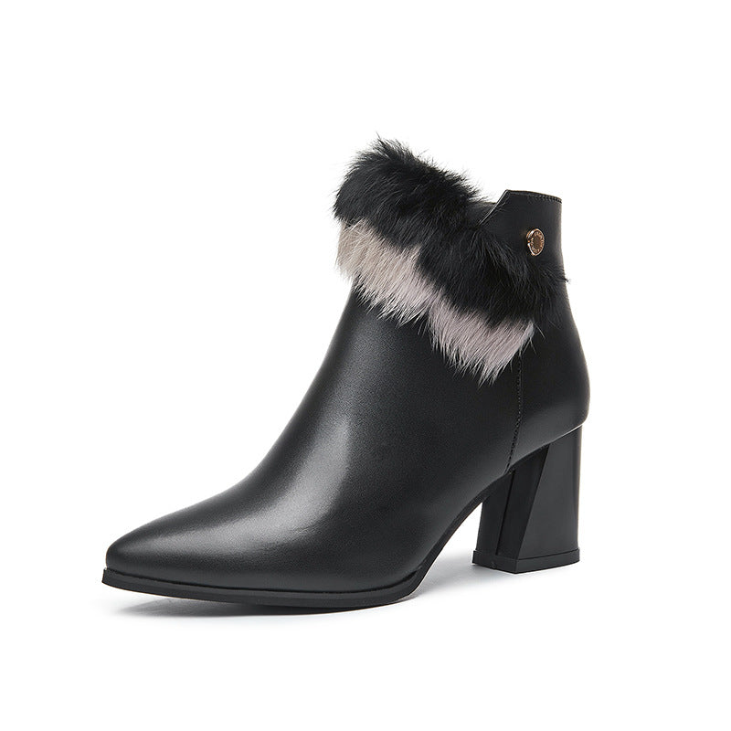 Women Winter Leather Boots