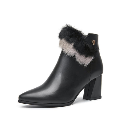 Women Winter Leather Boots