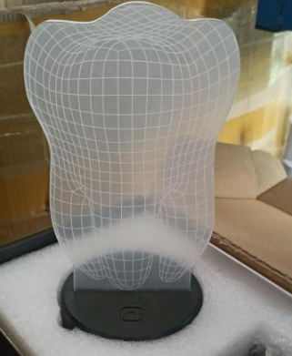 Valentines Day Gift / 3D Love Heart Night Light