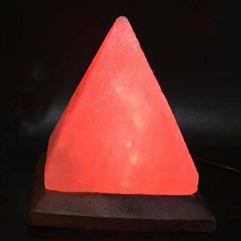 Pyramid-shaped Salt Lamp