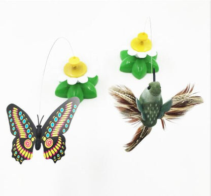 Electric Rotating Flowers & Butterflies for Cats