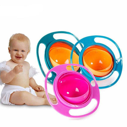 360 Rotate Spill-proof Bowl Dishes
