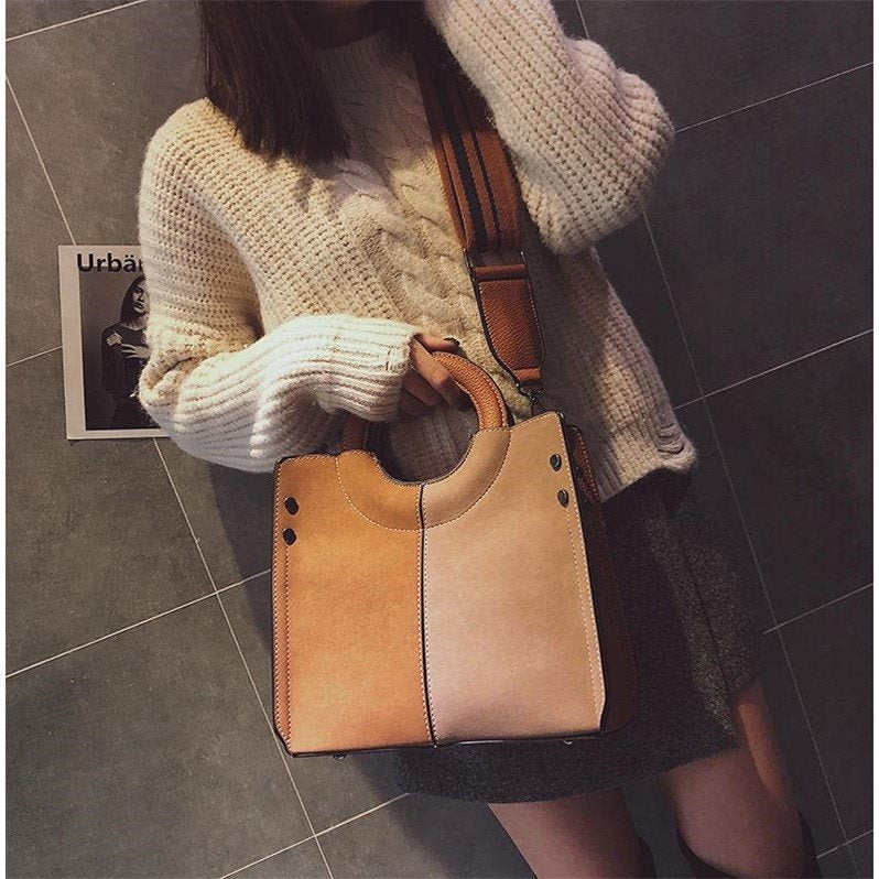 Vintage Patchwork Women Handbag