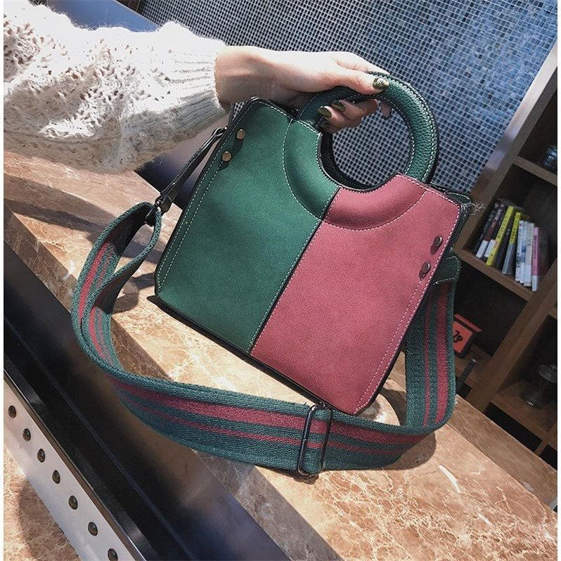 Vintage Patchwork Women Handbag