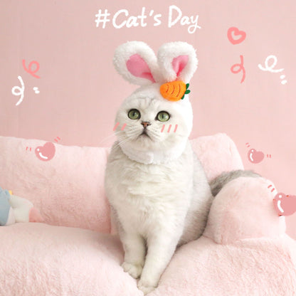 Plush Rabbit Ears for Pets